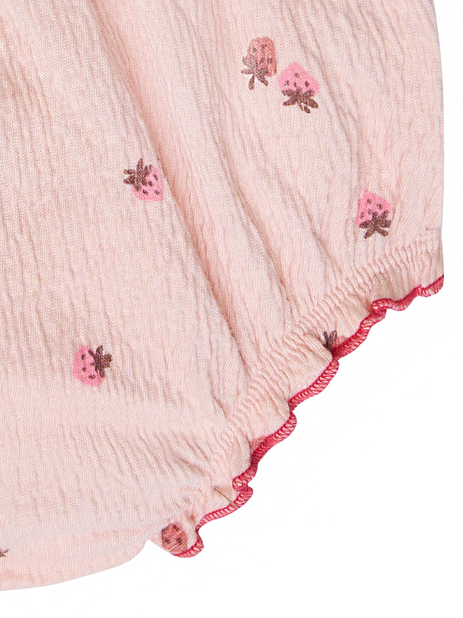 Modern Moments by Gerber Baby Girl Soft Top and Bloomer Outfit Set, 2-Piece, Sizes 0/3 Months - 24 Months