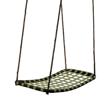 Gorilla Playsets Chill 'N Swing with Green Canvas and Black Ropes