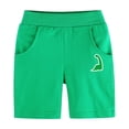 thumbnail image 2 of Kkkded Kids Toddler Boys Girls Shorts Pants 1-9 Years Little Boys Girls Summer Cotton Shorts Elastic Five-Quarter Pants Baby Casual Sports Pants Shorts with Pockets, 2 of 8