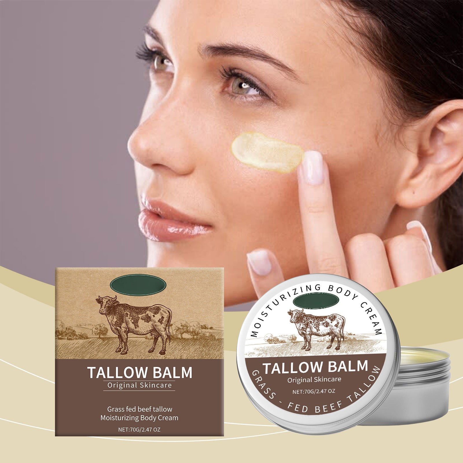 WOLIAUO Face Cream Beef Tallow Beef for Skin Beef Tallow Face ...