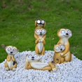 thumbnail image 6 of Gmogad Solar Meerkat Garden Statue Outdoor Decor - Resin Animal Figurine with Solar Light for Yard, Patio, Courtyard - Weatherproof Handcrafted Lawn Ornament, 6 of 6