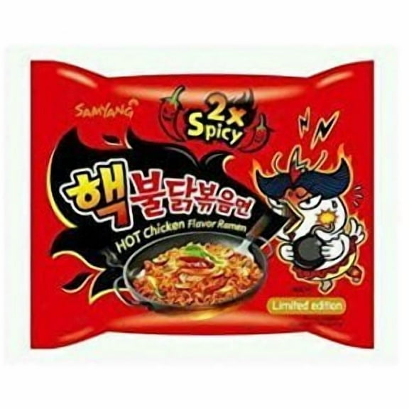 NineChef Bundle - Samyang 2X Spicy Hot Chicken Flavor Ramen 10Pack (140 g Each)  1 NineChef ChopStick