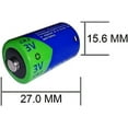 thumbnail image 3 of PKCELL CR2 Lithium Batteries, Specialty Photo Batteries 10Pcs, 3 of 7