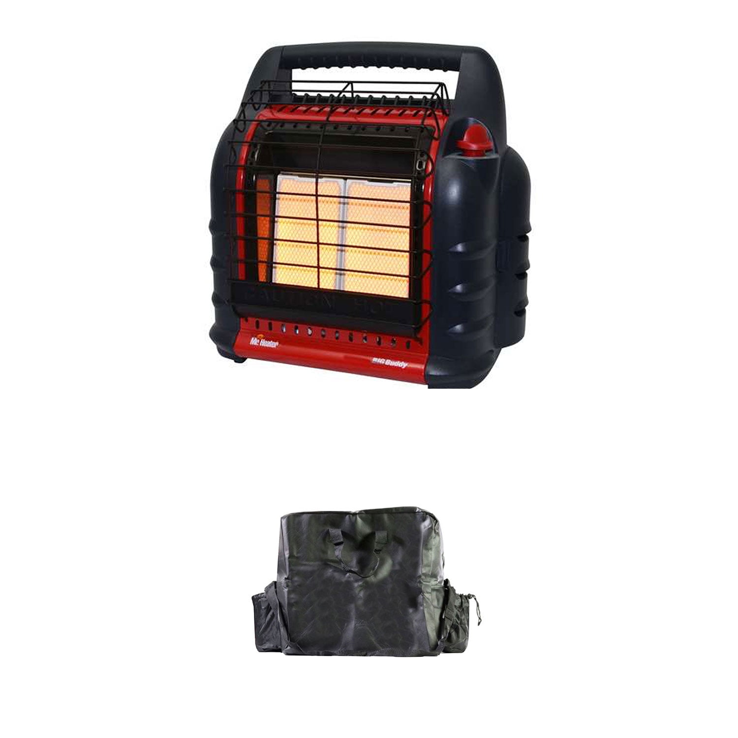 T-8 Heater BIG Buddy 18,000 BTU Max Indoor Safe Radiant Heater F274805 Heater Mr Mr 