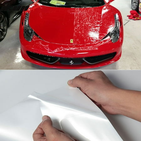 Bestop Door Sill - Clear Film Vinyl Sheet 12X60 Inch Headlight Hood Door Sill Edge Paint Protection