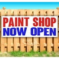 thumbnail image 1 of Paint Shop Now Open 13 oz Vinyl Banner With Metal Grommets, 1 of 4