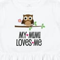 thumbnail image 4 of Inktastic My Mimi Loves Me Girls Owl Girls Toddler Dress, 4 of 5