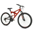Kent 29 in. Flexor Men's Dual Suspension Mountain Bike, Red