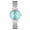 Silver - Mint, variant on Ladies CZ Silver Teal Dial Link Watch