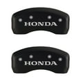 thumbnail image 5 of MGP 4 Caliper Covers Engraved Front & Rear Honda Red finish silver ch Fits select: 2001 HONDA PRELUDE SE, 1997-2000 HONDA PRELUDE, 5 of 6