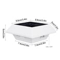 thumbnail image 4 of Naiovety Luz con sensor solar Suministro doméstico Lámparas de pared Lámpara LED a prueba de agua Modo de interruptor de seguridad 6 bombillas 600 mAh Ropa Deportiva, Zapatos Naiovety OD023799-00, 4 of 6