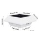 thumbnail image 4 of Sonducket Luz con sensor solar Suministro doméstico Lámparas de pared Lámpara LED a prueba de agua Modo de interruptor de seguridad 6 Ropa Deportiva, Zapatos, 4 of 6