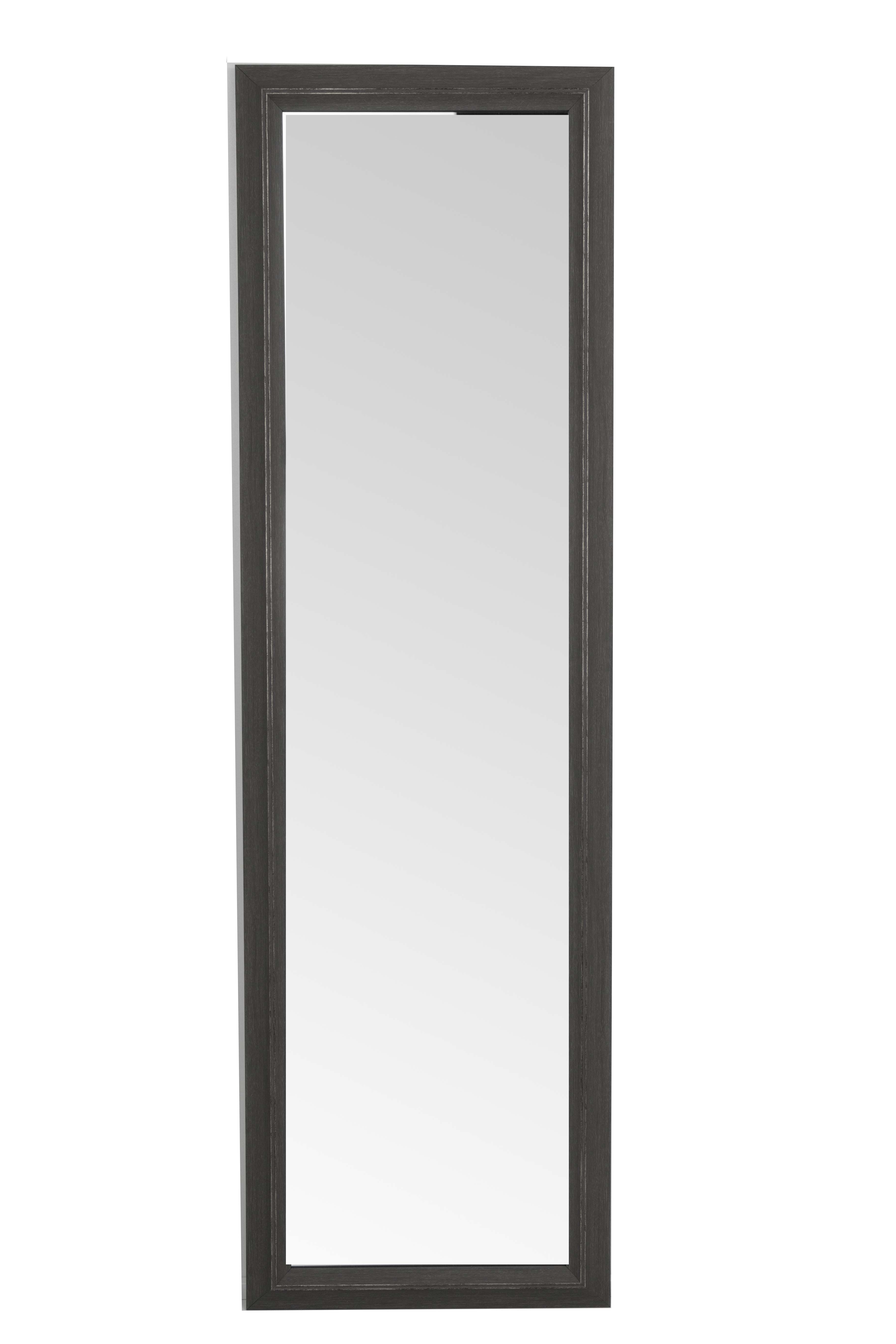 Home Basics over The Door Mirror, Black