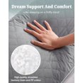 thumbnail image 4 of Almohada corporal YZ HOME Long para adultos con espuma viscoelástica triturada, 4 of 7
