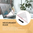 thumbnail image 6 of 30CM Drawing Triangle Ruler Multi-Function Drawing Design Ruler with Handle Protractor Measurement Ruler Stationery, 6 of 9