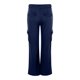 thumbnail image 5 of Vaqueros cargo informales de cintura media para mujer: pierna ancha elástica, bolsillos, poliéster, para todas las estaciones/ropa informal, 5 of 5