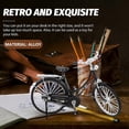 thumbnail image 4 of Mini Bike Model Statue Alloy Bike Adornment Mini Bike Sculpture Alloy Bike Ornament, 4 of 4