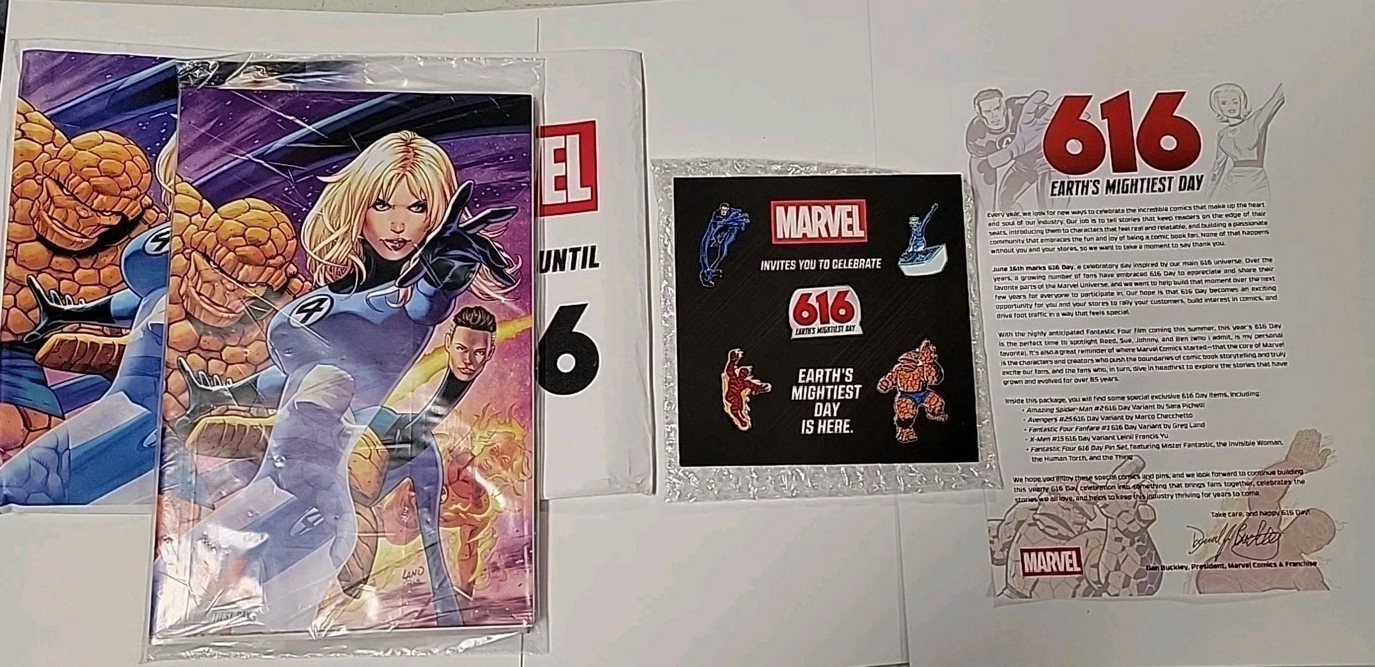 Marvel 616 Earth's Mightiest Day Package 2025 Marvel Comic Book New