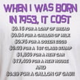 thumbnail image 3 of CafePress - Price Check 1953 Fitted T Shirt - Fitted T-Shirt, Vintage Fit Soft Cotton Tee, 3 of 4