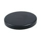 thumbnail image 3 of Taburete de bar con asiento de PU redondo, color negro, fácil de limpiar, accesorio de cocina con diseño antiestático Liso, 3 of 8