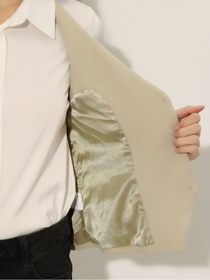 INSPIRE CHIC Women's Halter Neck Sleeveless Button Down