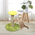 thumbnail image 4 of Langgg Poteau à Griffer pour Chat Poteau à Griffer Cadeau Durable pour Chatons Fournitures Rond Vert, 4 of 9