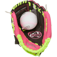 thumbnail image 4 of Rawlings Players Series Youth Tball Glove with Ball, 9.5 inch, Right Hand Throw, 4 of 5