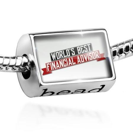 Bead Worlds Best Financial Advisor Charm Fits All European