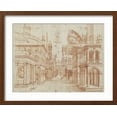 thumbnail image 2 of Art.com Roman Perspective Art Print by Baldassare Peruzzi, Brown Frame Wall Art, 21" x 17", 2 of 5