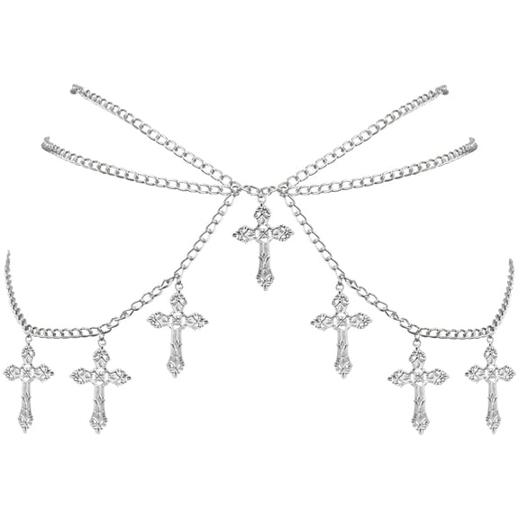Gothic Cross Waist Chain & Belt - Emo, Punk, Grunge Accessories
