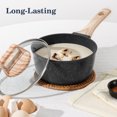 thumbnail image 5 of Soday 12 Piece Pots and Pans Set Granite Cookware Nonstick Skillet Frying Pan Kitchen Cooking Set,Black, 5 of 11