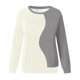 thumbnail image 5 of TaTaai Women's Printed Loose Long Sleeve Sweatshirt, Fashion Round Neck Casual Top, Lightweight Soft Style, Ideal for Dating Party Work Home Wear Gift, 5 of 5