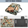 thumbnail image 6 of Whosucclay Floral Print Seat Covers for Golf Carts, 4 Convenient Pockets for EZGO Club Car 2-Seater Golf Cart, 51.18 inch x 30.3 inch, 6 of 9