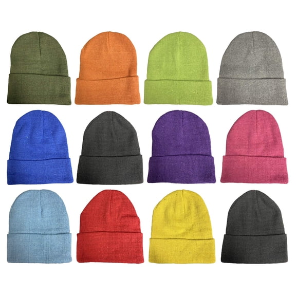 Yacht & Smith Winter Beanies Wholesale Bulk Cold Weather Unisex Hat (One Size Fits All)