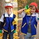 thumbnail image 5 of Pokemon niños Cosplay creativo Ash Ketchum chaqueta azul figura de Anime juego de rol ropa de espectáculo conjunto de gorra y guantes de entrenamiento, 5 of 5
