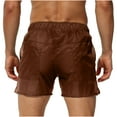 thumbnail image 6 of Busydd Mens Shorts Casual Solid Color Gym Athletic Shorts for Men Summer Beach Elastic Waist Men's Swim Trunks with Pockets, 6 of 6