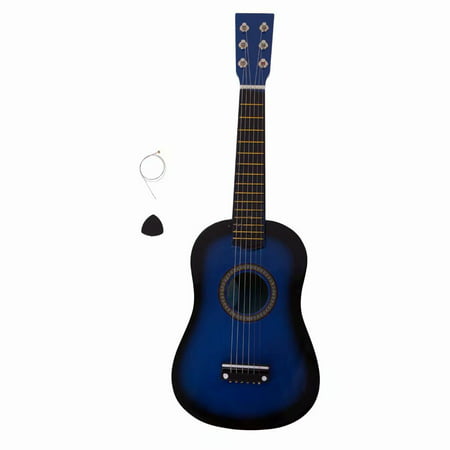23” Classical Acoustic Guitar - 6 String Linden Wood Traditional Style Guitar w/ Strings, Pick - Great for Beginner, Children Use (Best Acoustic Strings For Beginners)