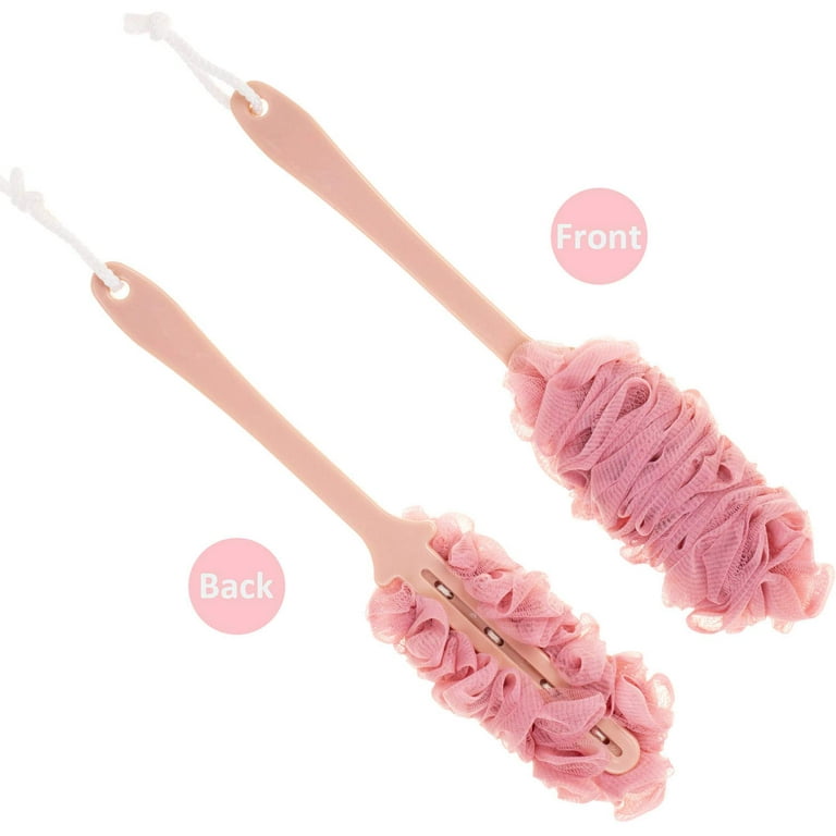 WeUse OurBSHF Back Scrubber Hands-Free for Shower. Easy to Clean Big Flat  Silicone Back Washer Foot Massager Body Brush Replace Loofah Sponge. Stick