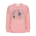 thumbnail image 4 of EchfiProm Womens Long Sleeve Tops Pink Pullover Crew Neck Winter Loose Sweatshirt for Womens Floral, 4 of 6