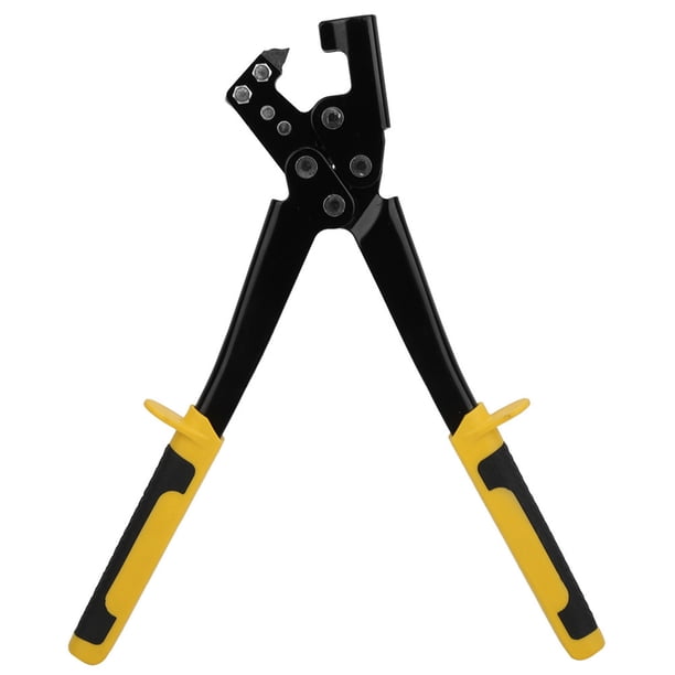 Alicates de perforación con mango fijo de quilla de acero ligero para engarzar pernos para decoración de techos
