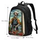 thumbnail image 5 of Balery Skeleton Chef BBQ Scene Mochila con carga USB para hombre y mujer - Mochila impermeable y antirrobo para portátil con puerto USB para viajes, trabajo, estudios y universidad, 5 of 7