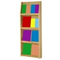 thumbnail image 2 of Wooden Mallet Wood Literature Display in Light Oak, 2 of 3