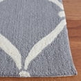thumbnail image 4 of SAFAVIEH Four Seasons Rionach Geometric Polyester Runner Rug, Grey/Ivory, 2'3" x 8', 4 of 7