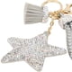 thumbnail image 4 of Tassel Star Llaveros y llaveros de mujer Tassel Star Crystal Pearl Shell Llaveros Bolsos de coche Colgantes Accesorios decorativos Llaveros de cristal con llaveros de borla para mujer Ormromra HMHZ885-5, 4 of 4
