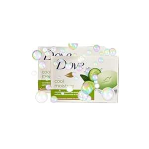 Dove Moisturizing Beauty Bars, Cool Moisture, 3.75oz, (Pack of 2)