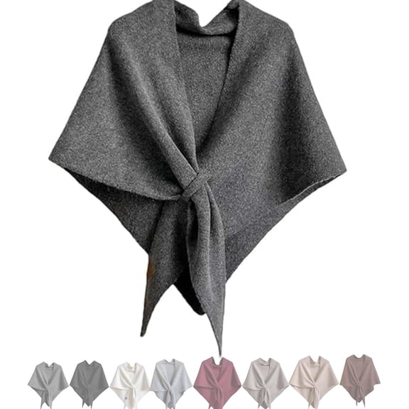 2026 new Knitted Pashmina Shawl Wrap for Women,Loop Closure Casual Versatile, Soft Comfortable