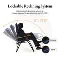 thumbnail image 6 of Sophia&William Outdoor Oversized Padded Zero Gravity Chairs Set of 2 - Navy Blue, 6 of 7