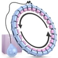 thumbnail image 1 of Aro infinito con peso HCOIW con 24 nudos desmontables azul/morado, 1 of 7