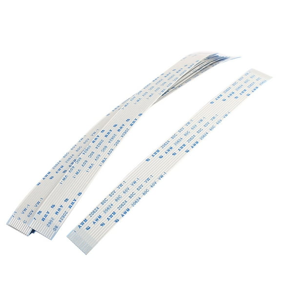 Uxcell A Type AWM 20624 80C 60V VW-1 Flexible Flat Cable FFC 0.04" Pitch 12 Pin 5.91" 10Pcs