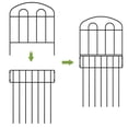 thumbnail image 5 of 33 in H Decorative Garden Fence Metal Fence Border No Dig Fence set of 15, 5 of 5